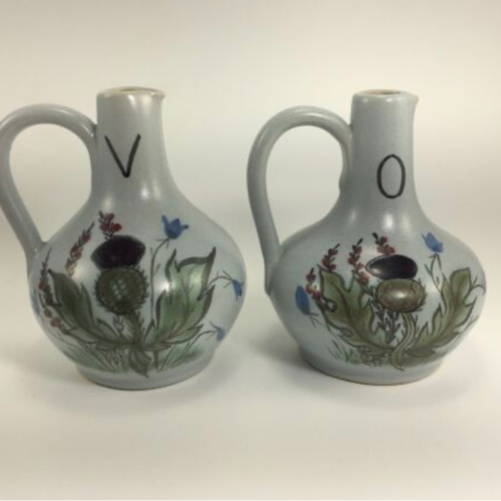 Vintage Buchanan Oil  and Vinegar Cruets